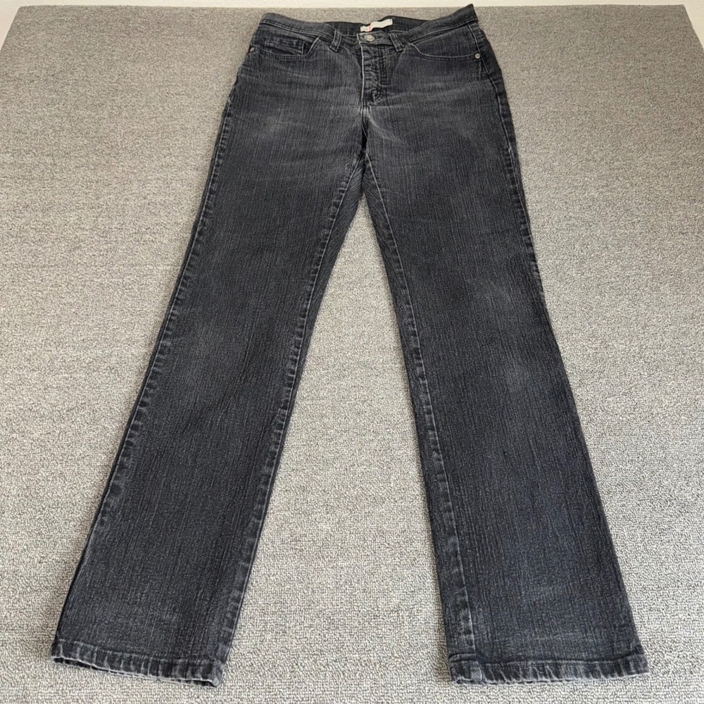 Y2K‎ Lee Classic Fit Straight Leg Jeans Faded Black Women's 8 Medium Casual